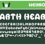 Earth Heart Font - Featured Image