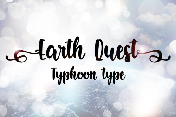 Earth Quest Font - Featured Image