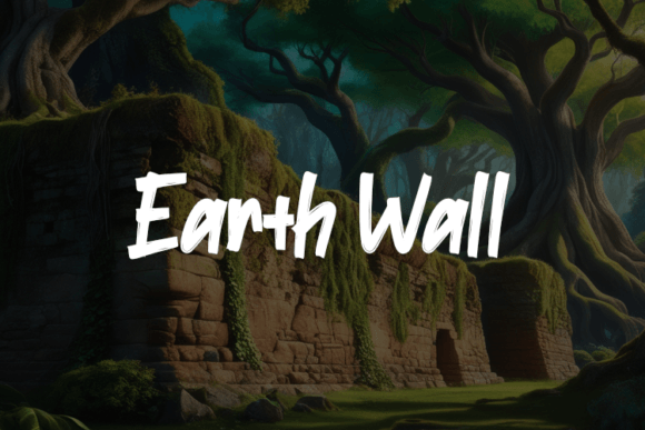 Earth Wall Font - Featured Image