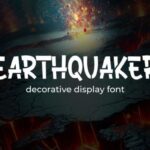 Earthquaker Font - Featured Image