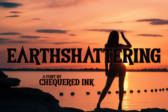 Earthshattering Font - Featured Image