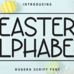 Easter Alphabet Font - Featured Image