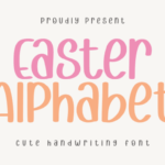 Easter Alphabet Font - Featured Image