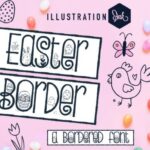 Easter Border Font - Featured Image