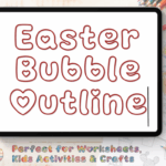 Easter Bubble Outline Font - Featured Image