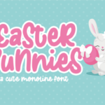 Easter Bunnies Font - Featured Image