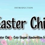 Easter Chic Font - Featured Image