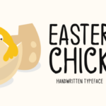 Easter Chick Font - Featured Image