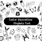 Easter Decorations Font - Featured Image
