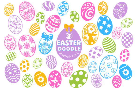 Easter Doodle Font - Featured Image