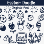 Easter Doodle Font - Featured Image