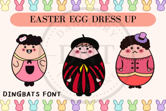 Easter Egg Dress Up Font - Featured Image