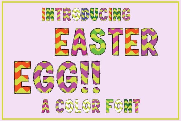 Easter Egg Font - Featured Image