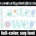 Easter Flowers Font - Featured Image