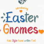Easter Gnomes Font - Featured Image