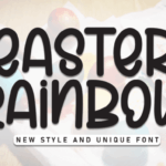 Easter Rainbow Font - Featured Image