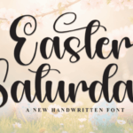 Easter Saturday Font - Featured Image