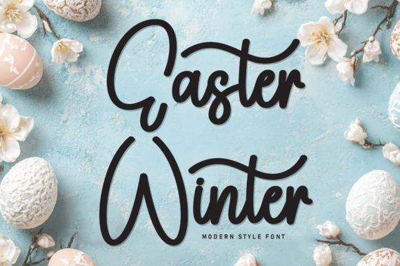 Easter Winter Font - Featured Image