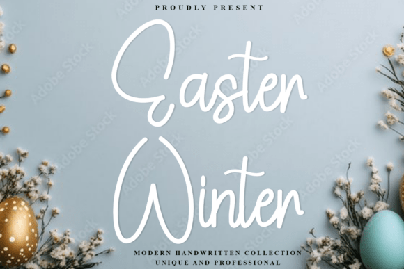 Easter Winter Font - Featured Image