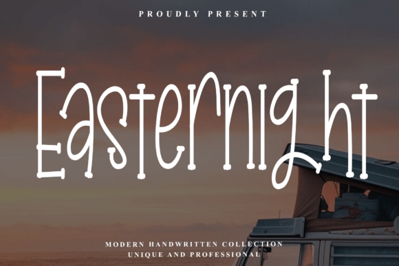 Easternight Font - Featured Image