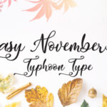 Easy November Font - Featured Image