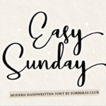 Easy Sunday Font - Featured Image