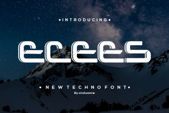 Ecees Font - Featured Image