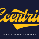 Ecentric Font - Featured Image
