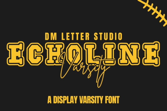 Echoline Varsity Font - Featured Image