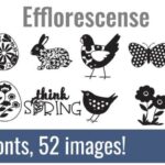 Efflorescense Dingbats Font - Featured Image
