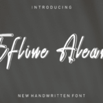 Efline Alean Font - Featured Image