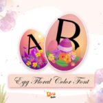 Egg Floral Font - Featured Image