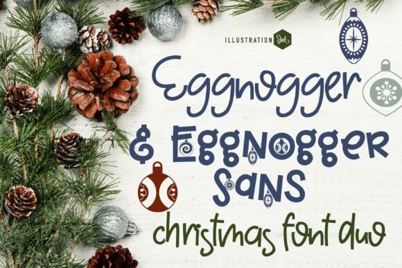 Eggnoger Duo Font Font - Featured Image