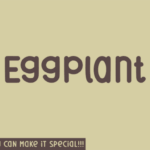 Eggplant Font - Featured Image