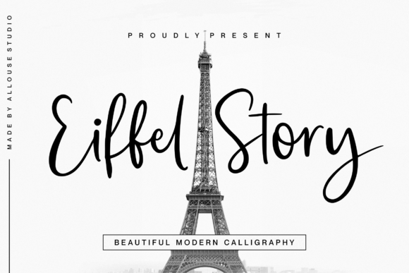 Eiffel Story Font - Featured Image