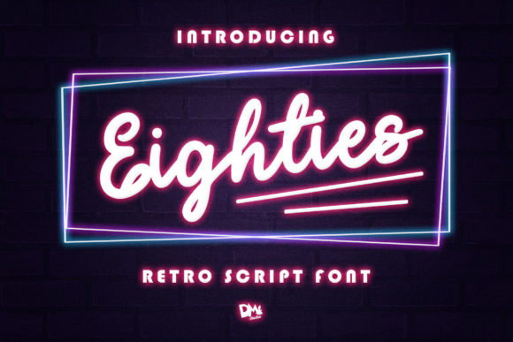 Eighties Font - Featured Image