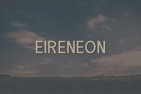Eireneon Font - Featured Image