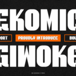 Ekomic Giwoke Font - Featured Image