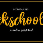 Ekschool Font - Featured Image