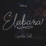Elabama Font - Featured Image