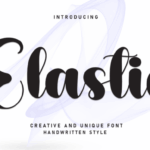 Elastic Font - Featured Image