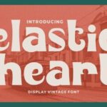 Elastic Heart Font - Featured Image