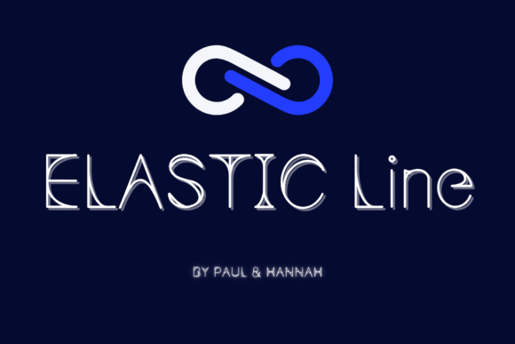 Elastic Line Font - Featured Image