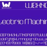 Electric Machine Font - Featured Image