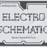 Electro Schematic Font - Featured Image