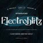 Electroblitz Font - Featured Image