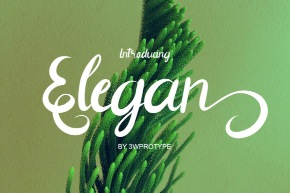 Elegan Font - Featured Image