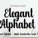 Elegant Alphabet Font - Featured Image