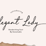 Elegant Lady Font - Featured Image