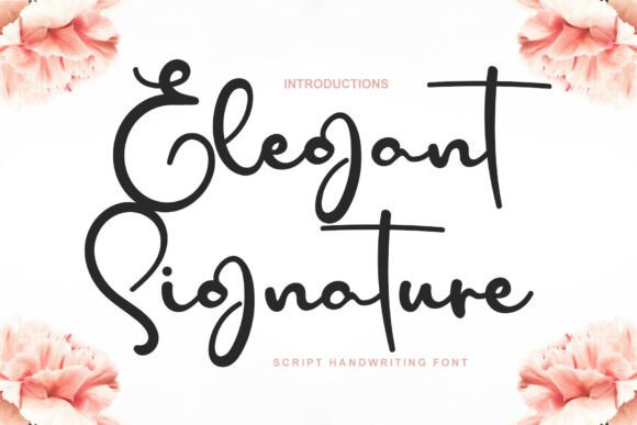 Elegant Signature Font - Featured Image